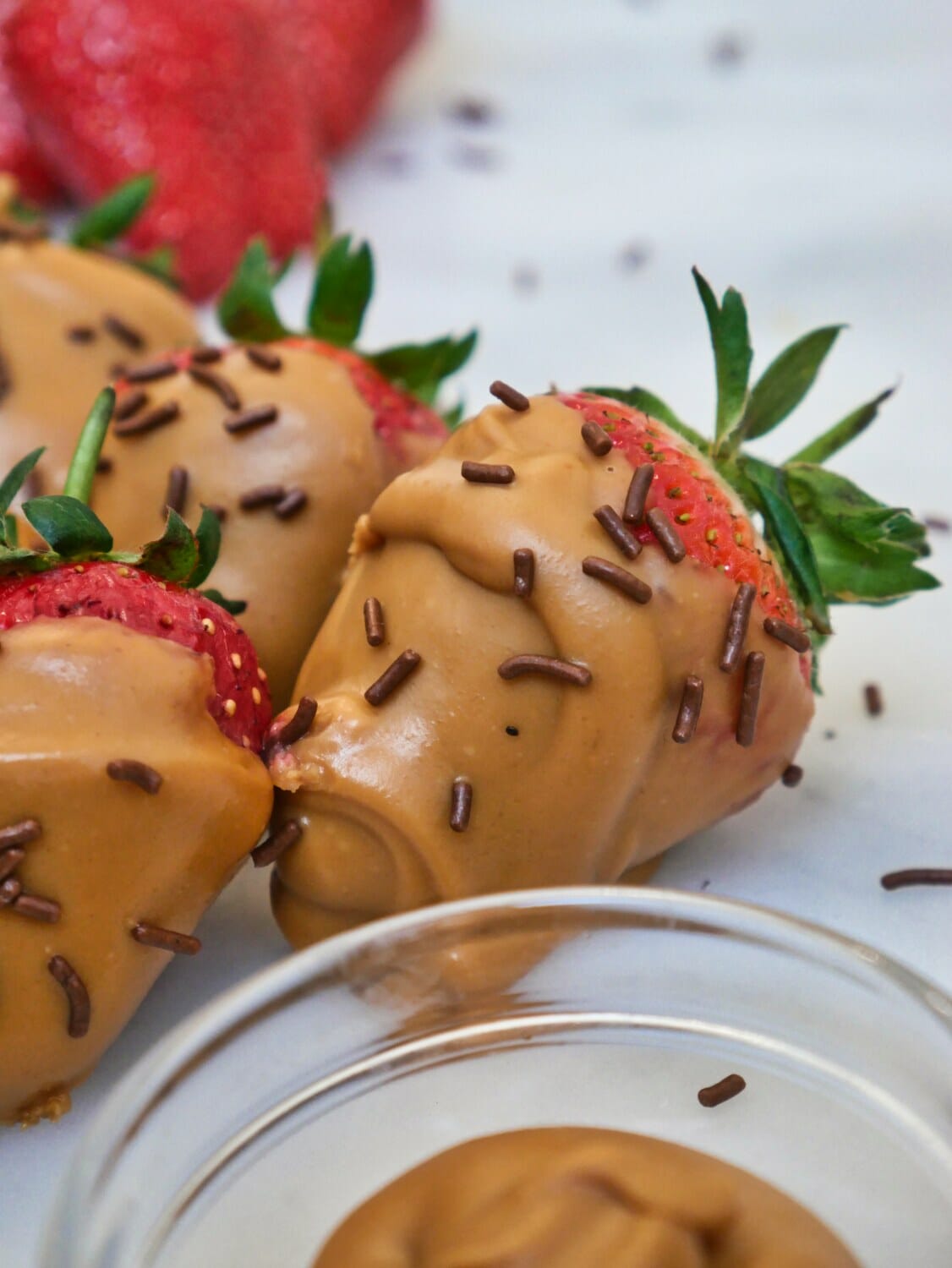 Peanut Butter Strawberries No Fuss Kitchen
