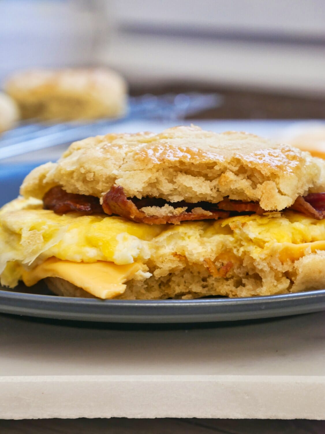 Homemade Bacon, Egg, and Cheese Biscuit No Fuss Kitchen