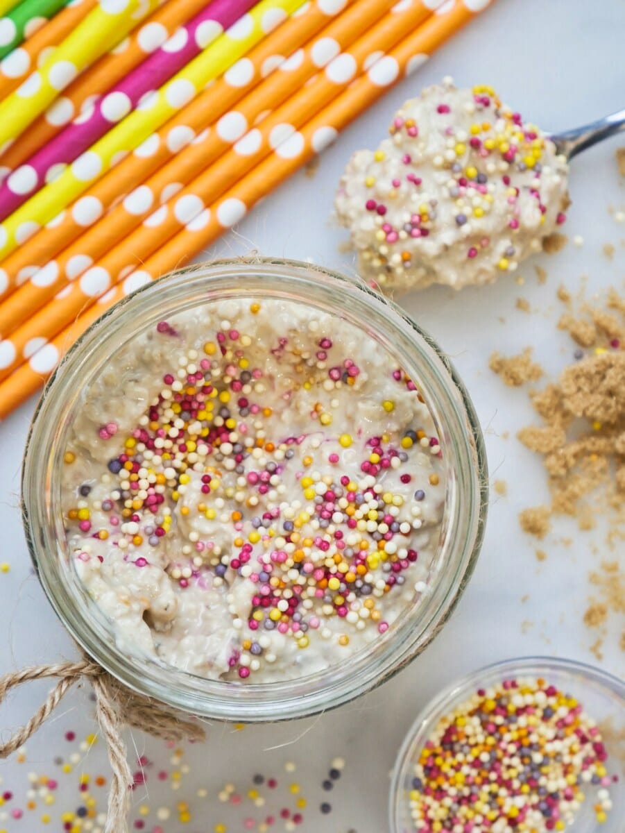 Birthday Cake Overnight Oats No Fuss Kitchen