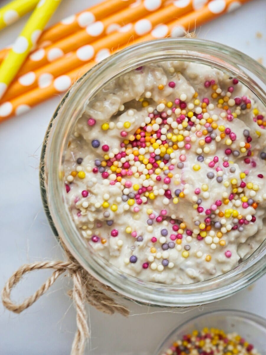 Birthday Cake Overnight Oats No Fuss Kitchen