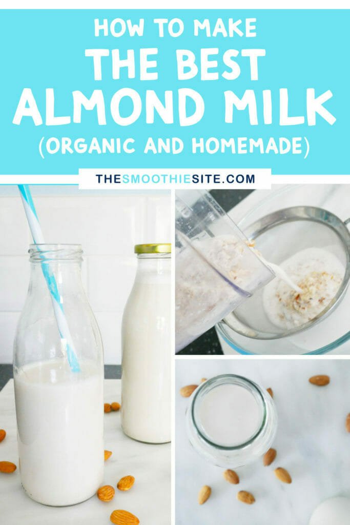 How to make almond milk (the best organic and homemade recipe) - No